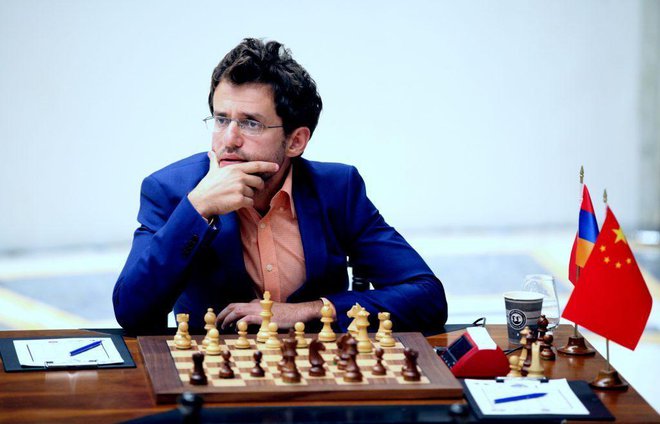 Levon Aronian po zamenjavi armenske zastave za ameriško še naprej uspešno tekmuje. FOTO: Reuters
