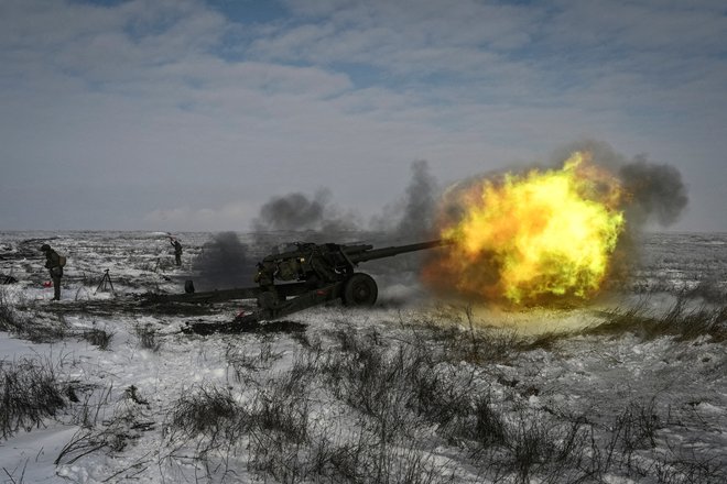 Kopičenje ruske vojske ob meji z Ukrajino je v zadnjih tednih sprožilo bojazni in svarila pred skorajšnjo rusko invazijo. FOTO:&nbsp;Sergey Pivovarov/Reuters
