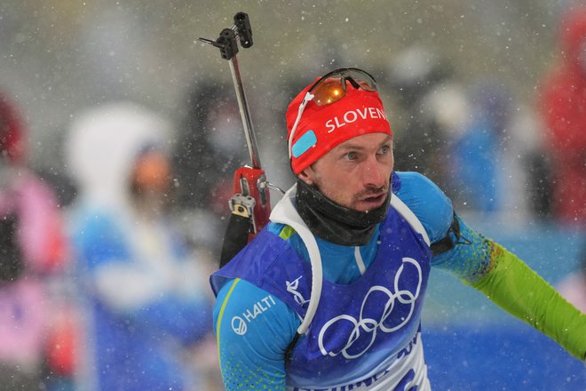 Najboljšemu slovenskemu biatloncu Jakovu Faku Peking ne bo ostal v najlepšem spominu. FOTO: Athit Perawongmetha/Reuters
