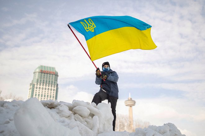 Bitka &ndash; če do nje pride &ndash; se bo odvijala na ukrajinskih tleh in terjala ukrajinska življenja. FOTO: Nick Iwanyshyn/Reuters
