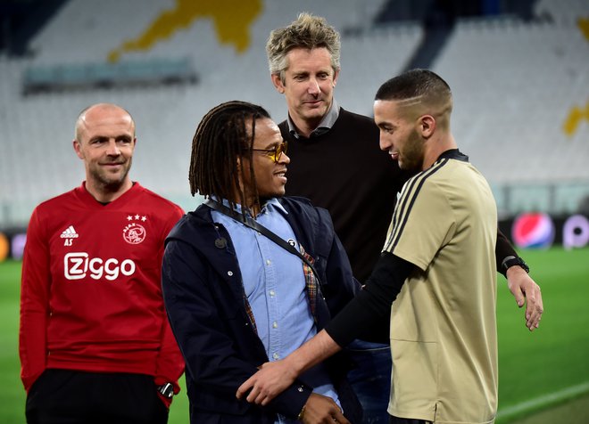 Edwin van der Sar (drugi z desne) je v zadnjih letih večkrat obiskal družino nekdanjega nogometaša.&nbsp;FOTO: Massimo Pinca/Reuters
