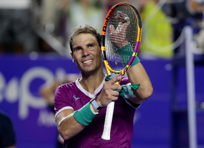 Rafael Nadal je letošnjo teniško sezono začel z najboljšim nizom zmag v karieri.&nbsp; FOTO: Henry Romero/Reuters

