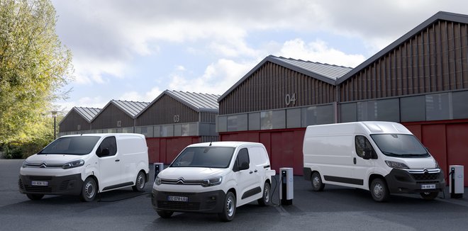 ë-Berlingo Van, ë-Jumpy in ë-Jumper FOTO: Citroën
