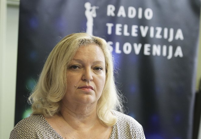 Jadranka Rebernik je napovedala vztrajanje pri kandidaturi tudi v primeru, da ne dobi pozitivnega mnenja novinarjev informativnega programa. Ni ga dobila, prejela je le&nbsp;21,8-odstotno podporo.&nbsp;FOTO: Jože Suhadolnik/Delo
