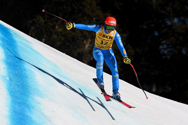 Federica Brignone je osvojila mali globus. FOTO: Fabrice Coffrini/ AFP
