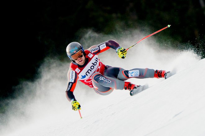 Aleksander Aamodt Kilde med sobotnim nastopom v smuku.&nbsp;FOTO: Stian Lysberg Solum/AFP
