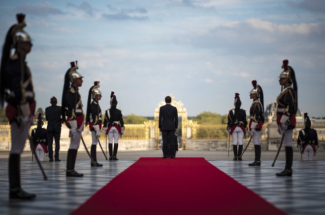 Vrh EU konec tega tedna v Versaillesu je bil najprej mišljen kot bolj gospodarsko naravnan, a z napadom na Ukrajino je bila agenda postavljena na glavo. Eliot Blondet/AFP
