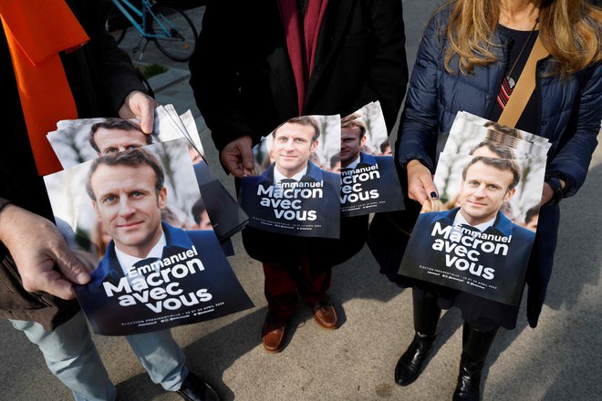 Pomembno je, da je Emmanuel Macron še vedno v telefonskih stikih s Putinom. FOTO:&nbsp;Ludovic Marin/Afp
