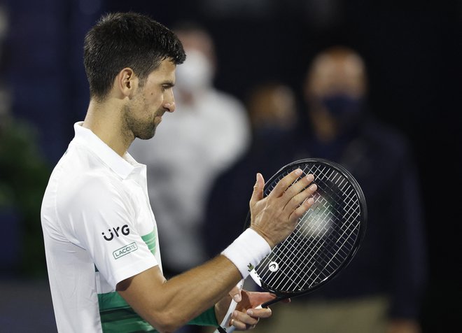 Novak Đoković (na fotografiji) je nazadnje nastopil v Dubaju in izpadel v četrtfinalu proti Čehu Jiriju Veselyju. FOTO: Suhaib Salem/Reuters
