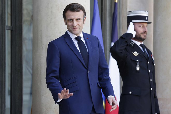 Glavno vlogo na vrhu v Versaillesu bo imel francoski predsednik Emmanuel Macron. FOTO: Ludovic Marin/AFP
