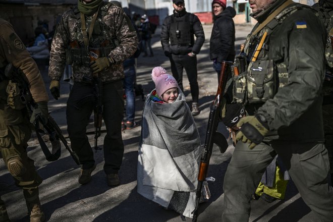 Mestece Irpinj, severno od Kijeva, 10. marca 2022. FOTO: Aris Messinis/AFP
