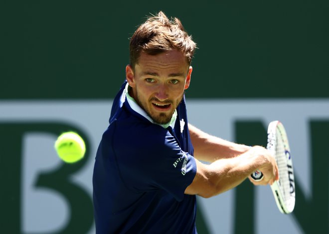 Danil Medvedjev želi ostati v teniškem vrhu. FOTO: Clive Brunskill/AFP
