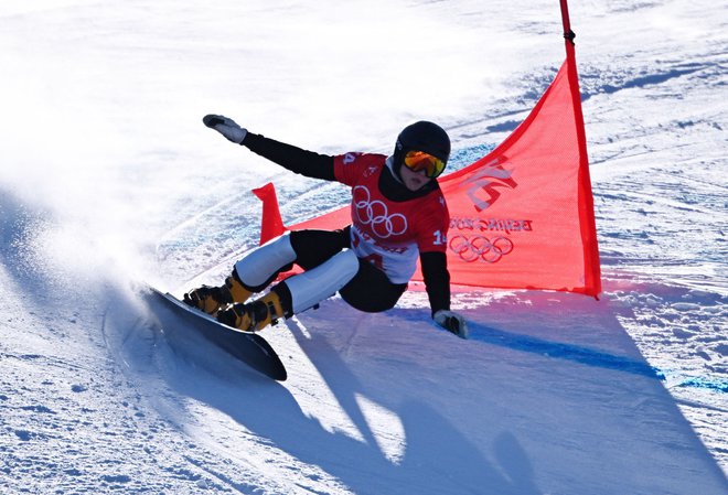Bronasta olimpijka Gloria Kotnik po OI ni veliko trenirala. FOTO: Dylan Martinez/Reuters
