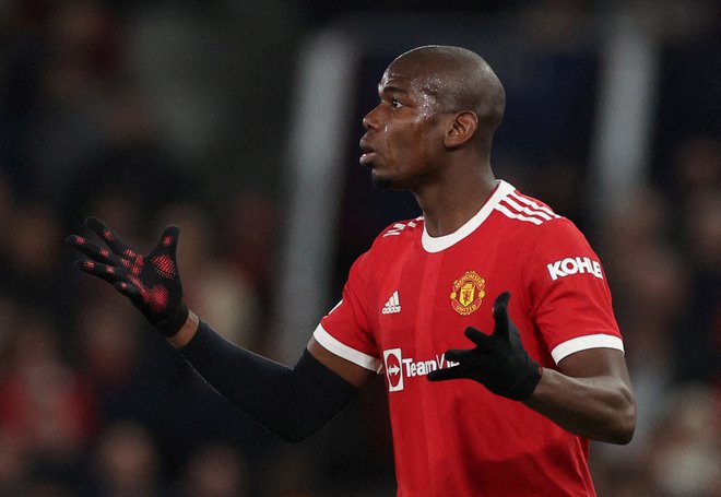 Paul Pogba ni vedel, da so v njegovi hiši roparji, ko je igral proti Atleticu. FOTO: Phil Noble/Reuters
