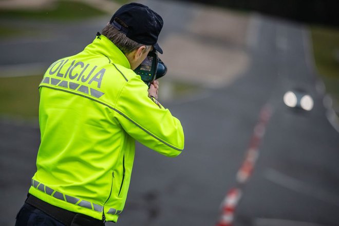 Policija bo objavila lokacije nadzora hitrosti. FOTO: Uroš Modlic/amzs
