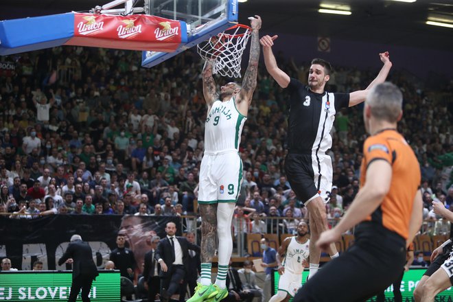 Ljubljančani so uprizorili zasuk tik pred koncem tekme. FOTO: Cedevita Olimpija
