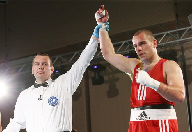 Aljaž Venko je slavil zmago v Parizu. FOTO: Jože Suhadolnik/Delo
