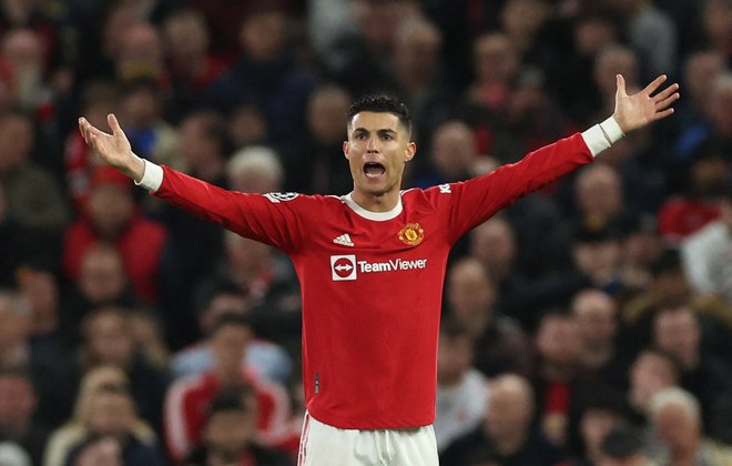 Tudi Cristiano Ronaldo ne more pomagati Manchester Unitedu nazaj v stare čase. FOTO: Phil Noble/Reuters
