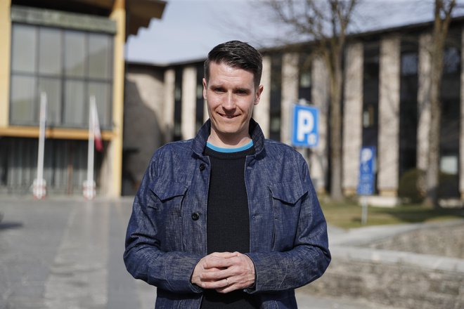 Janez Černe, podžupan Kranja in kandidat za poslanca SD. FOTO: Leon Vidic/Delo
