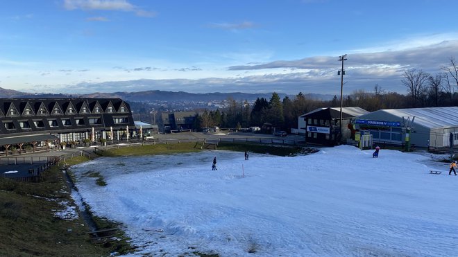 Tudi letos vodilni iz FIS ob pomanjkanju snega Mariboru niso prižgali zelene luči za Zlato lisico. FOTO:&nbsp;Mediaspeed
