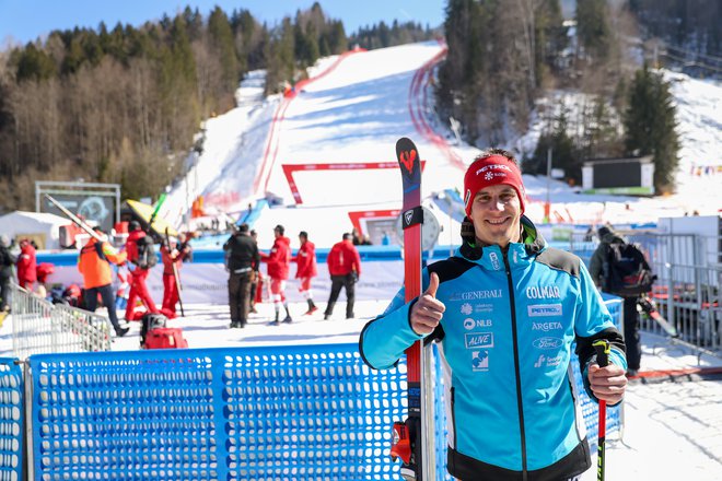 Žan Kranjec je lahko po sezoni 2021/22&nbsp;zadovoljen predvsem z olimpijskim nastopom. FOTO: Mediaspeed.net
