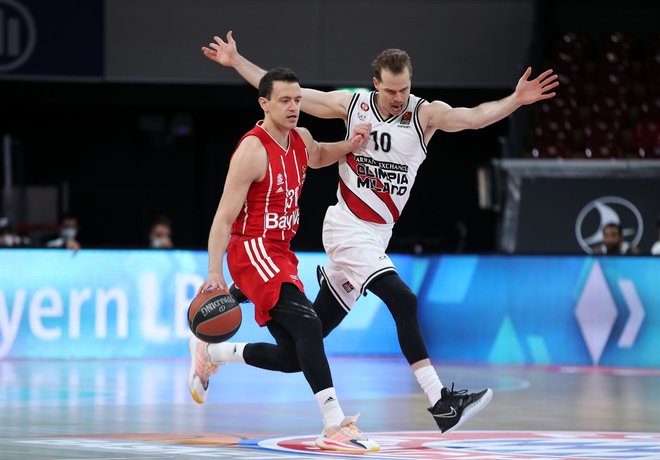 Bayernov branilec Žan Mark Šiško bo edini slovenski košarkar, ki se bo v evroligi potegoval za zaključni turinir štirih najboljših v Beogradu. FOTO: Euroleague.net
