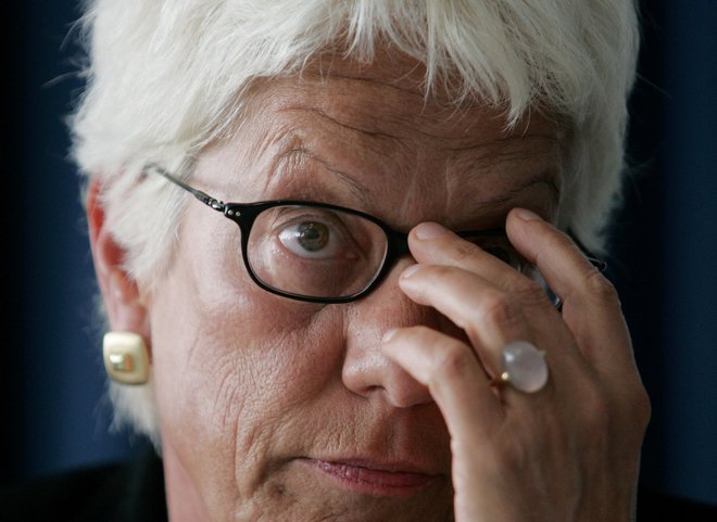 Carla Del Ponte. FOTO: Pascal Lauener/Reuters Pictures
