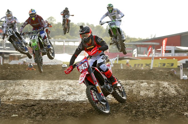 Tim Gajser ostaja vodilni v prvenstvu. FOTO: Matej Družnik
