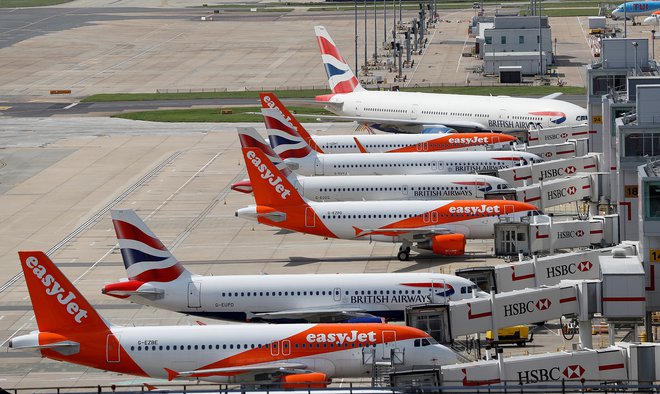 Easyjet je za danes in jutri odpovedal sto letov. FOTO: Reuters
