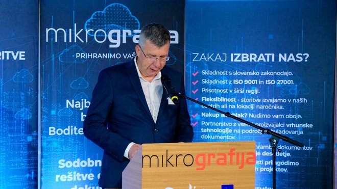 Boštjan Gaberc, direktor Mikrografije FOTO: Mikrografija
