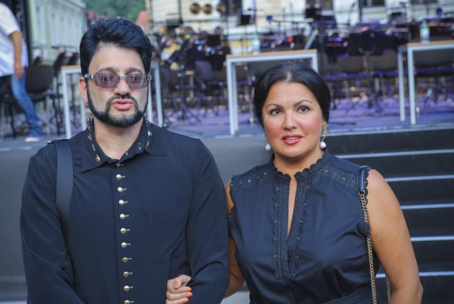 Ana Netrebko na vaji v Ljubljani leta 2020. FOTO: Jože Suhadolnik/Delo
