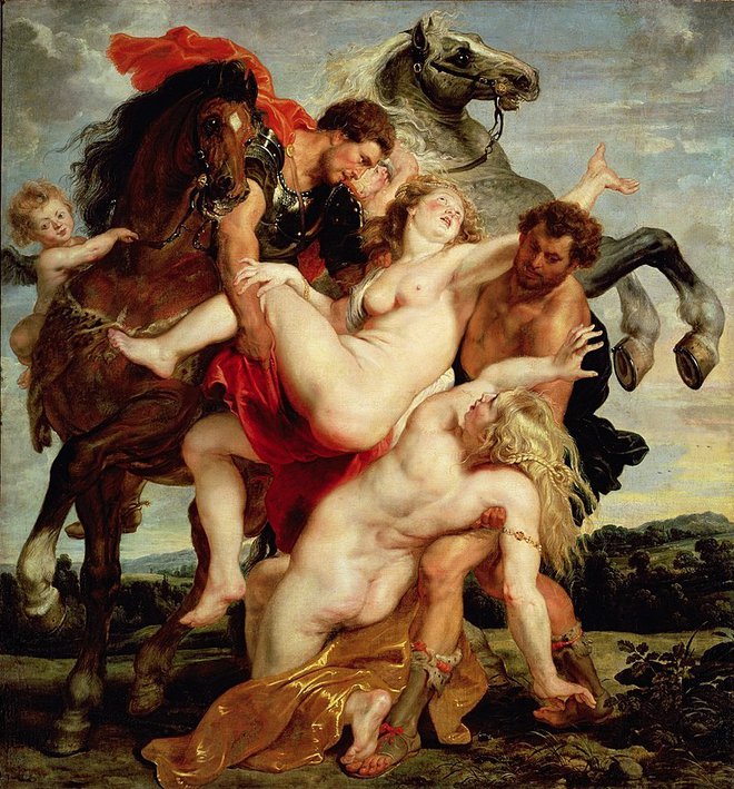 Peter Paul Rubens: Ugrabitev Levkipovih hčera, okoli leta 1618 FOTO: Bavarske državne zbirke slik, Stara pinakoteka, München
