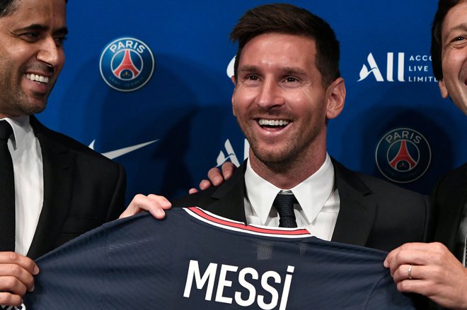 Bo Paris Saint-Germain po nakupu Lionela Messija še naprej metal denar skozi okno? FOTO: Stephane De Sakutin/AFP
