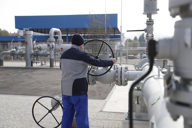 Velik porabnik plina v Sloveniji je predvsem industrija, pri njem pa je težko hitro najti možnosti nadomestne dobave. FOTO: Leon Vidic/Delo
