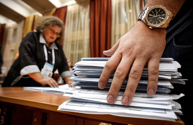 Iz Rusije ne bo mogoče glasovati niti po pošti.&nbsp;FOTO:&nbsp;Aleksander Nemenov/AFP
