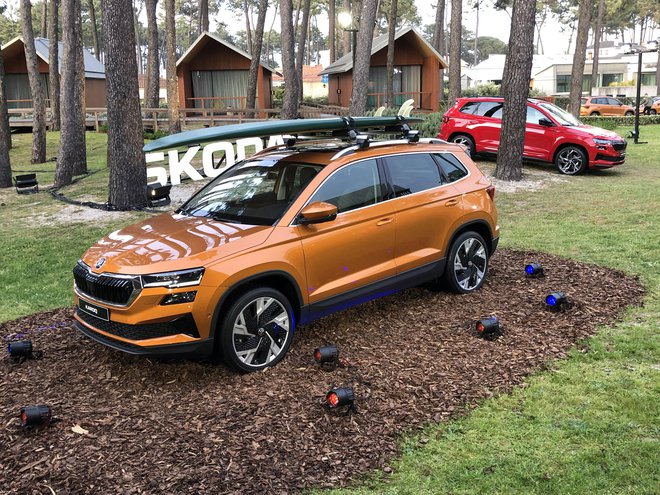 Oranžna različica style in rdeča sportline FOTO: Aljaž
