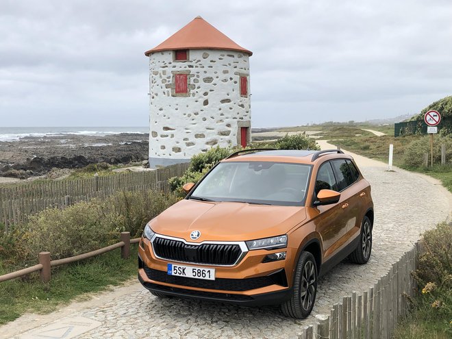 Škoda karoq tokrat prihaja v prenovljeni podobi. FOTO: Aljaž Vrabec
