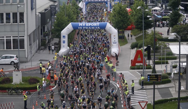 Velika platforma spodbujanja aktivnega življenjskega sloga je Maraton Franja BTC City. FOTO: Blaž Samec/Delo
