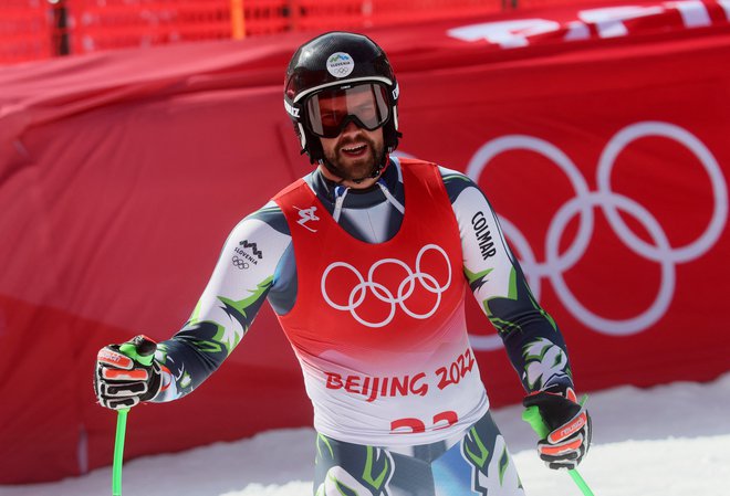 Boštjan Kline si je na treningu v Italiji zlomil desno nogo. FOTO: Wolfgang Rattay/Reuters
