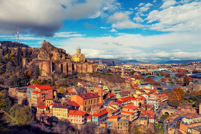 Tbilisi, glavno mesto Gruzije. Kdaj na zemljevidu EU? FOTO: Shutterstock
