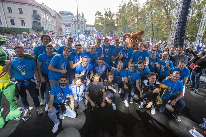 Za evropske podprvake bo letošnji odbojkarski vrhunec bosta poleti liga narodov in svetovno prvesntvo. FOTO: Voranc Vogel/Delo
