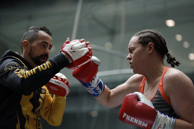 Ema Kozin se bo že čez poldrugi mesec spet povzpela v ring. FOTO: Andrew Couldridge/Reuters
