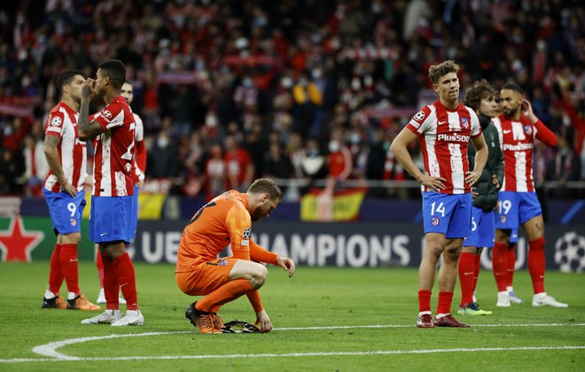 Jan Oblak je dobro opravil svoje delo v vratih Atletica, razočaranje v taboru domačih je bilo veliko. FOTO: Susana Vera/Reuters
