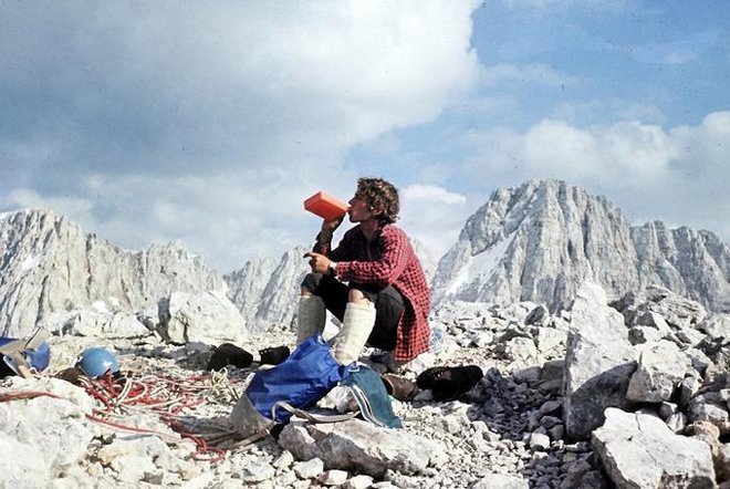 V mladih letih se je po gorah potikal s prijateljem Tonetom Perčičem.&nbsp;FOTO: Tone Perčič
