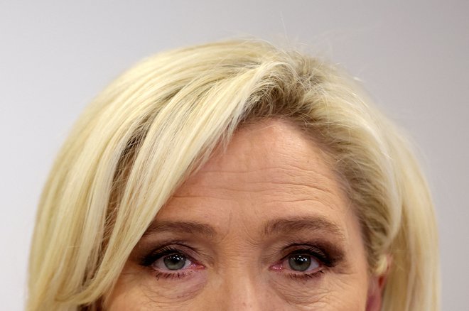 Marine Le Pen bi predrugačila EU v povezavo narodov. FOTO:&nbsp;Sarah Meyssonnier/Reuters
