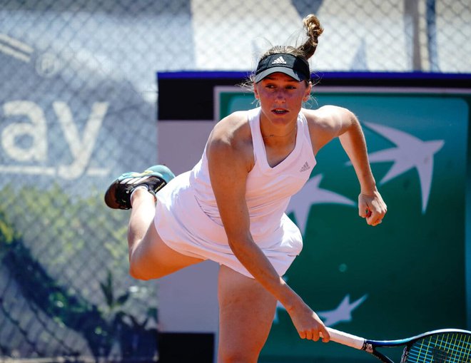 Kaja Juvan nas je navdušila z odličnimi predstavami za slovensko reprezentanco. FOTO:&nbsp;ITF
