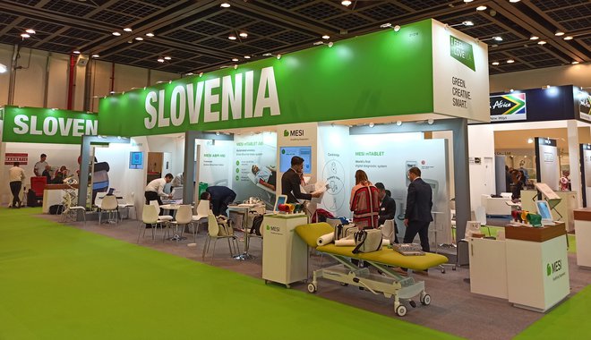 Predstavitev slovenskega gospodarstva na sejmu Arab Health 2020. Foto: SPIRIT Slovenija, javna agencija
