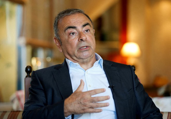 Od svojega pobega v Libanon je dal Carlos Ghosn intervjuje za različne medije, objavil več knjig, o njem so snemali televizijske serije in dokumentarce. FOTO: Mohamed Azakir/Reuters
