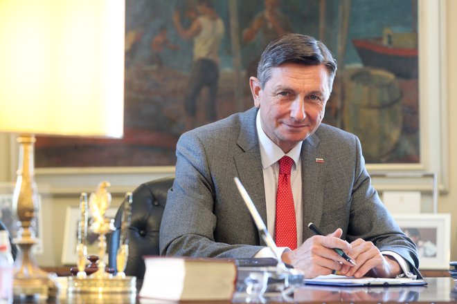 Pahor in Golob se bosta srečala ob 13. uri, po koncu srečanja bosta v Kristalni dvorani podala izjavo za javnost. FOTO: Marko Feist
