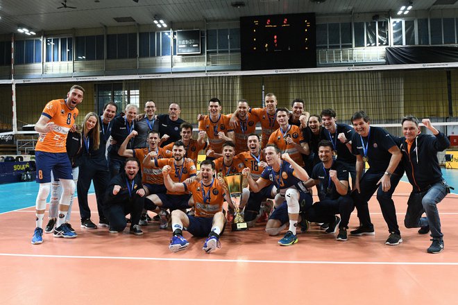 ACH Volley je osvojil še 18. naslov državnega prvaka. FOTO: Alen Hadžić/ACH Volley
